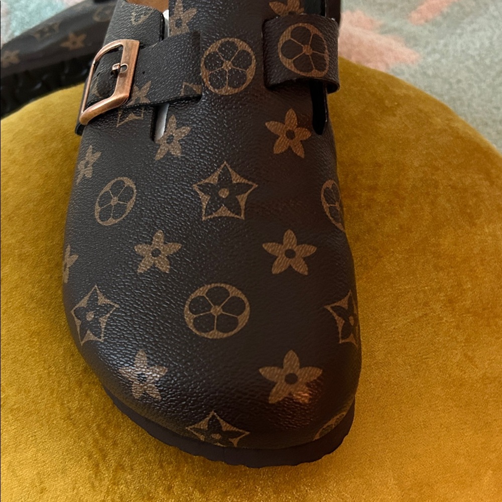 Brown Monogram Clogs - image 10